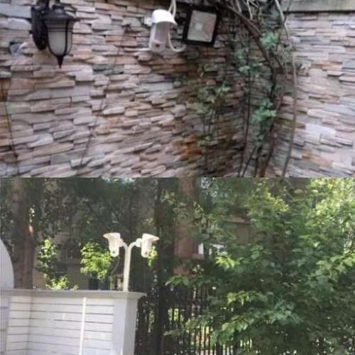 花园围墙红外防范区域