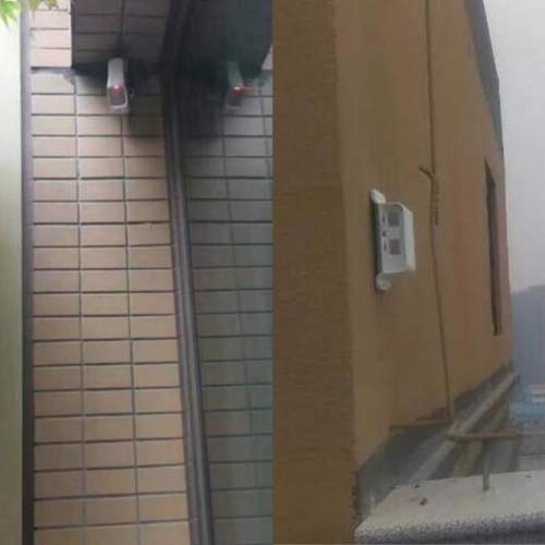房屋建筑体外立面红外防范区域