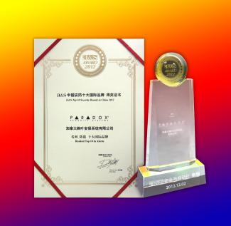 2012国际十大安防品牌 2012国际十大安防品牌