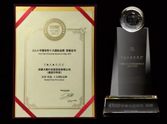 2015国际十大安防品牌 2015国际十大安防品牌